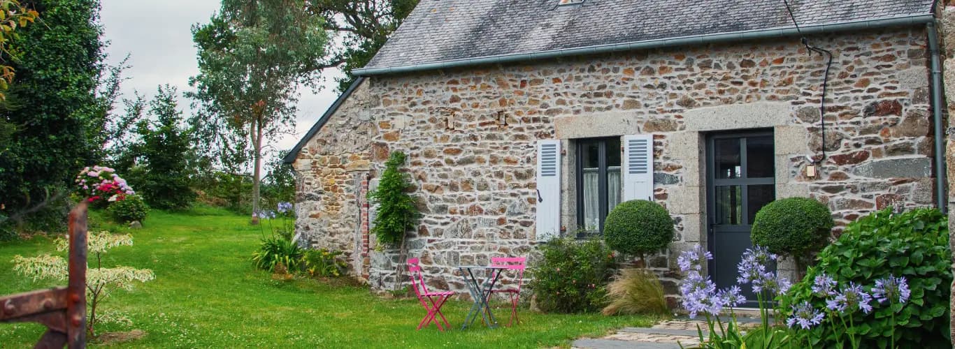 Le repère de Julie et son jardin