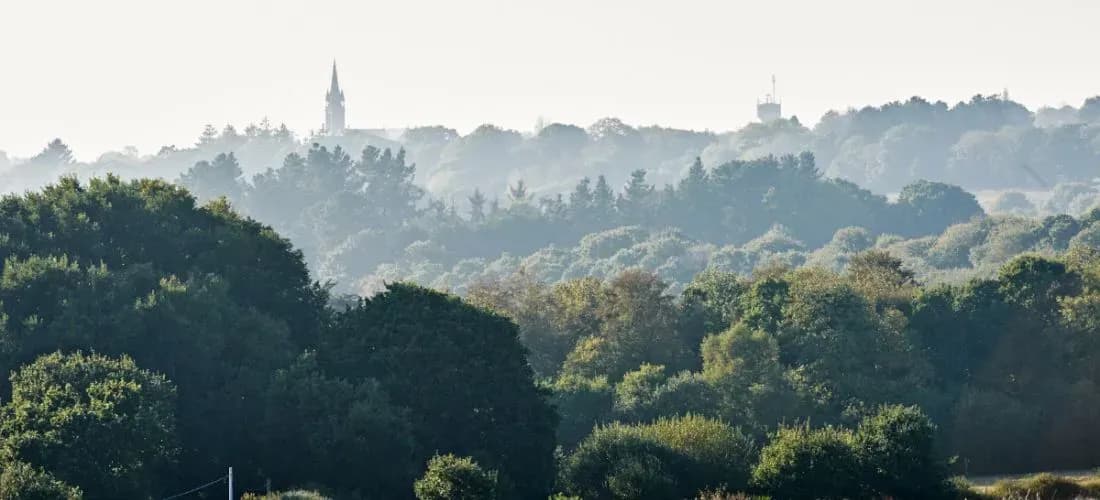 Vue sur la Vallée Verte