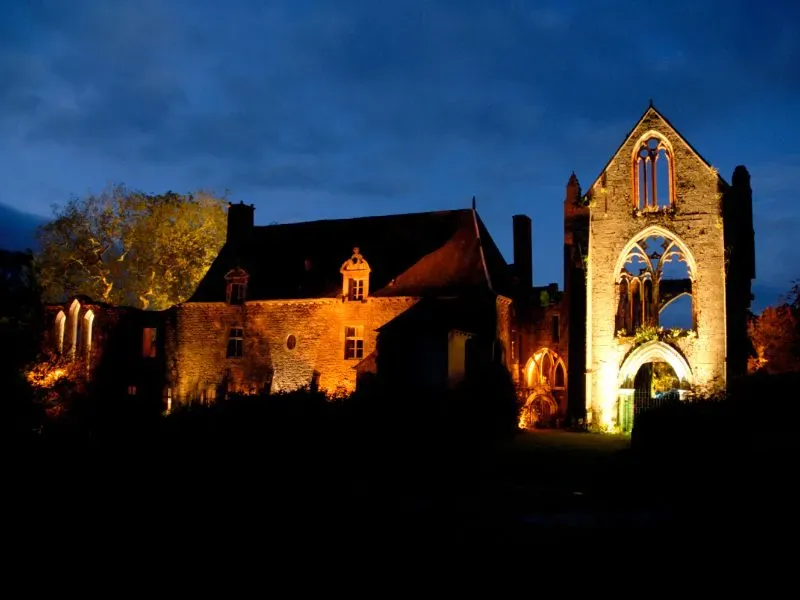 Son et lumière à l'abbaye de Beauport