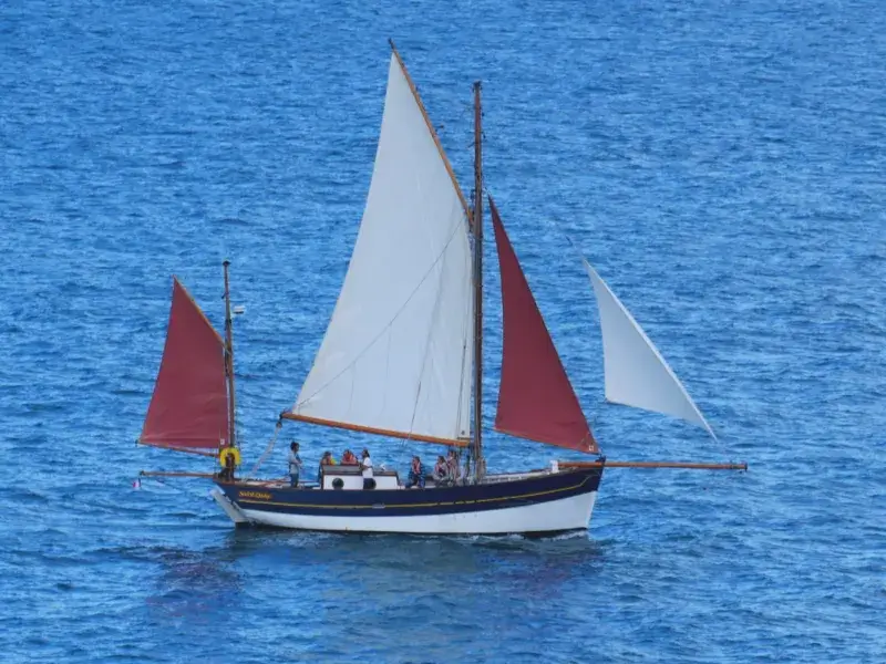 Traditionelles Segelschiff - die Saint-Quay